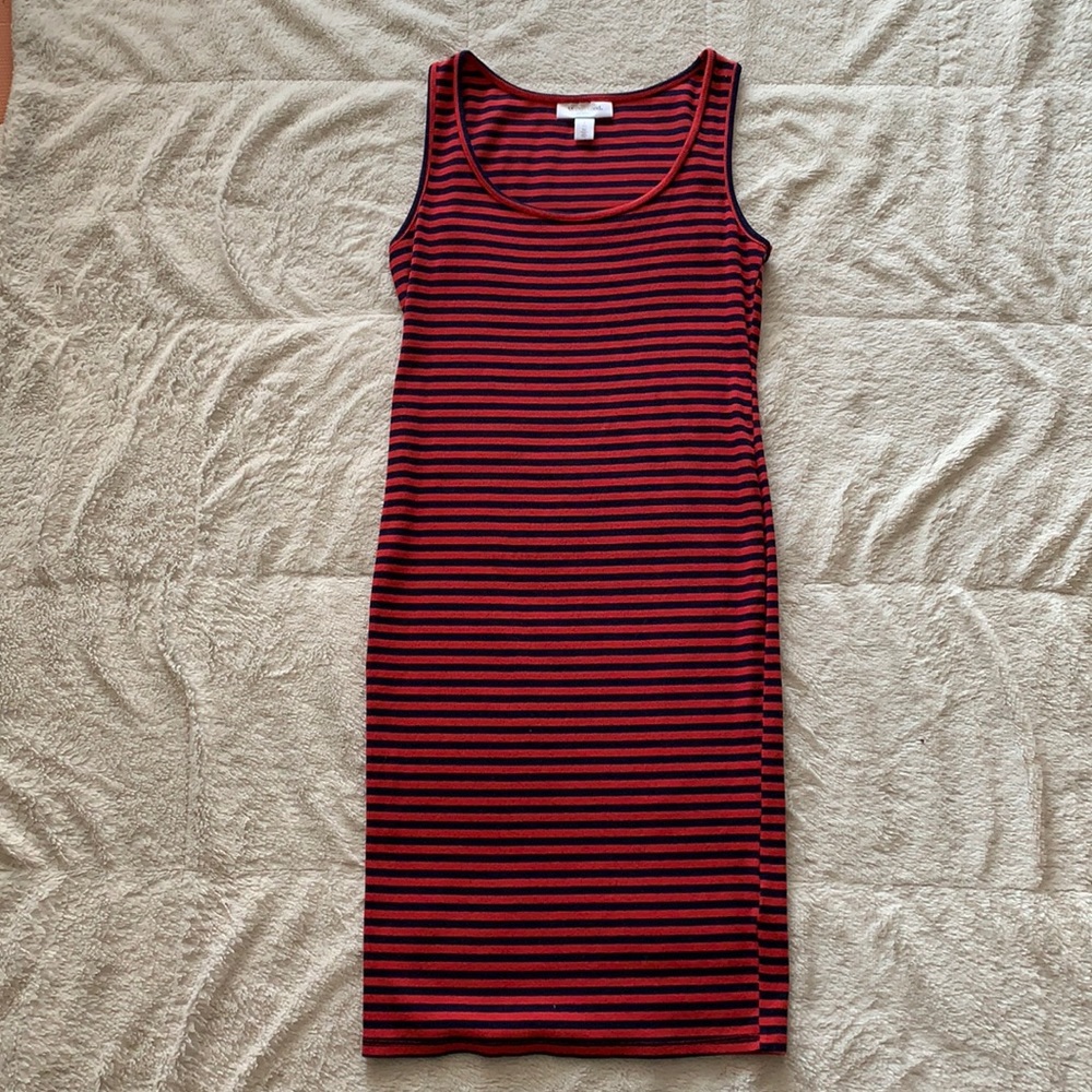 Motherhood Maternity Striped Dress